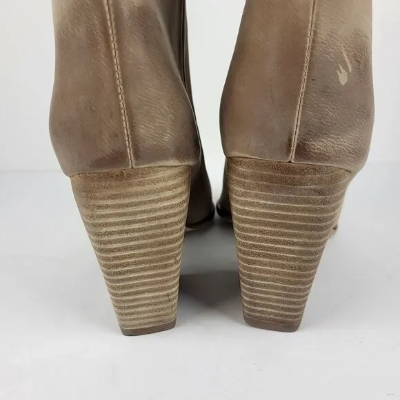 STEVE MADDEN CROFT TAN Women's LEATHER KNEE HIGH BOOTS SIZE 9.5W - Picture 12 of 16